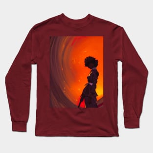 Warrior in the Sunset Long Sleeve T-Shirt